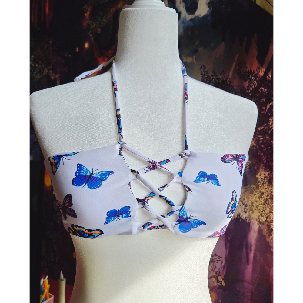 Shein Butterfly Bikini Top